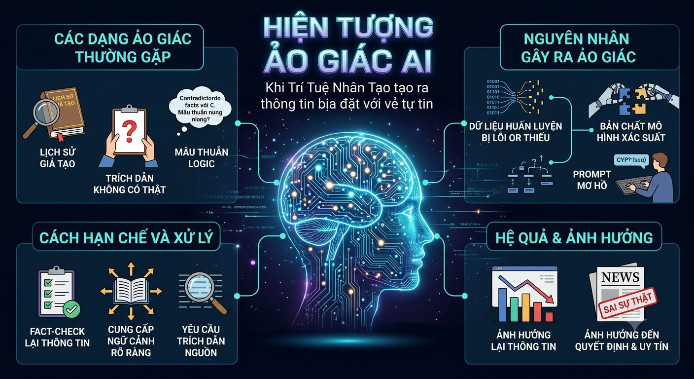 Hiện tượng ảo giác AI (AI Hallucination) là gì?